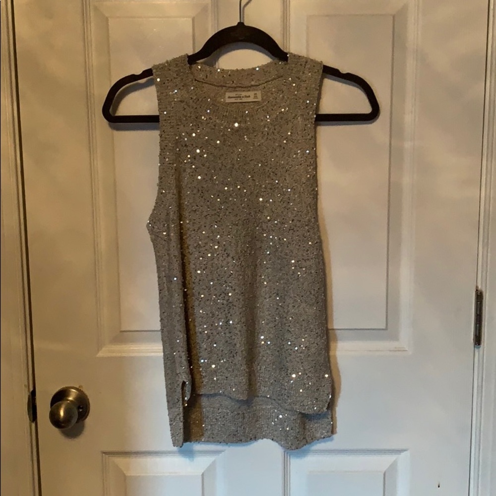 Sequin tank top